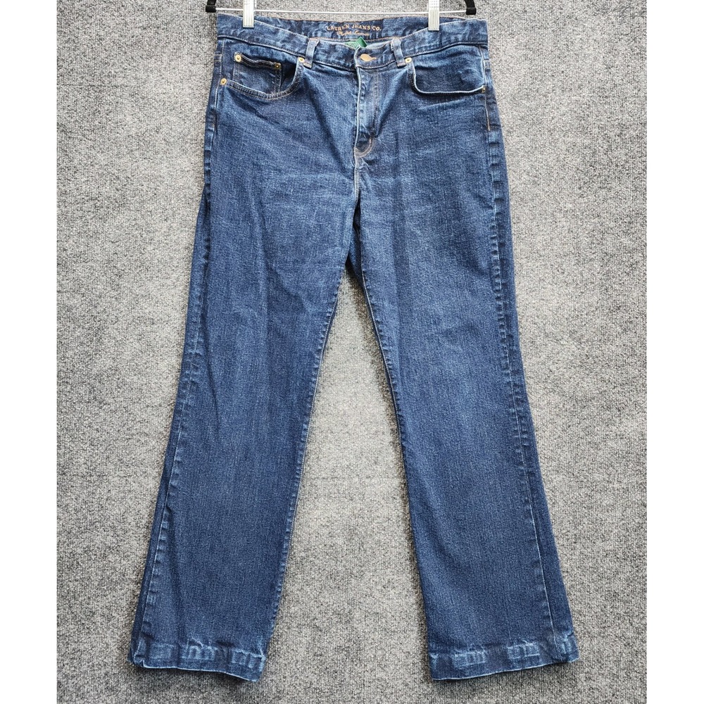 Lauren Jeans Co Ralph Lauren Classic Bootcut Women's Stretch Denim Jeans Size 12